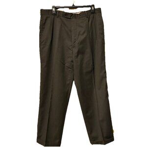 JoS. A. Bank Pants New Pure Wool Men Dress Pants - Size 36” x 29” Cuffed Gray